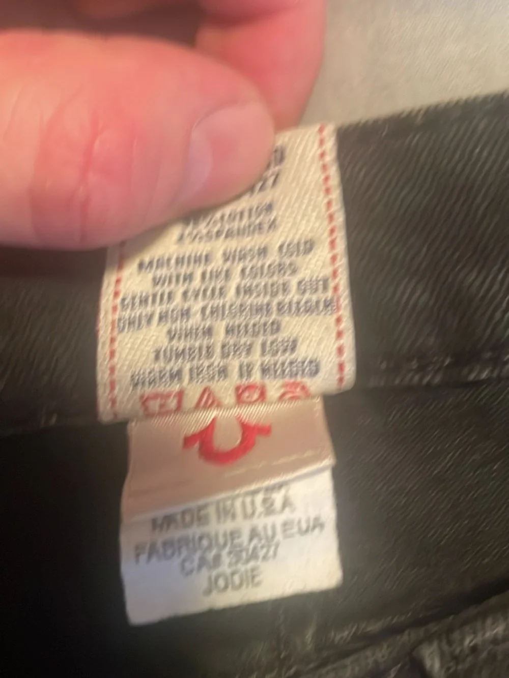 True Religion “Jodie”Women's Black Faded Skinny Jeans - Picture 4 of 6